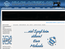 Tablet Screenshot of hm-plachen.at